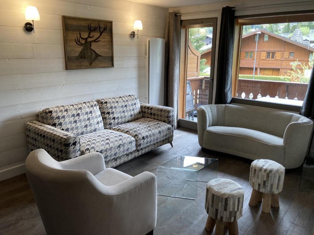 Appartement Les Fermes Mégevannes Chalet B 1e étage n°7 376 Route Du beau Soleil 74120 Megève