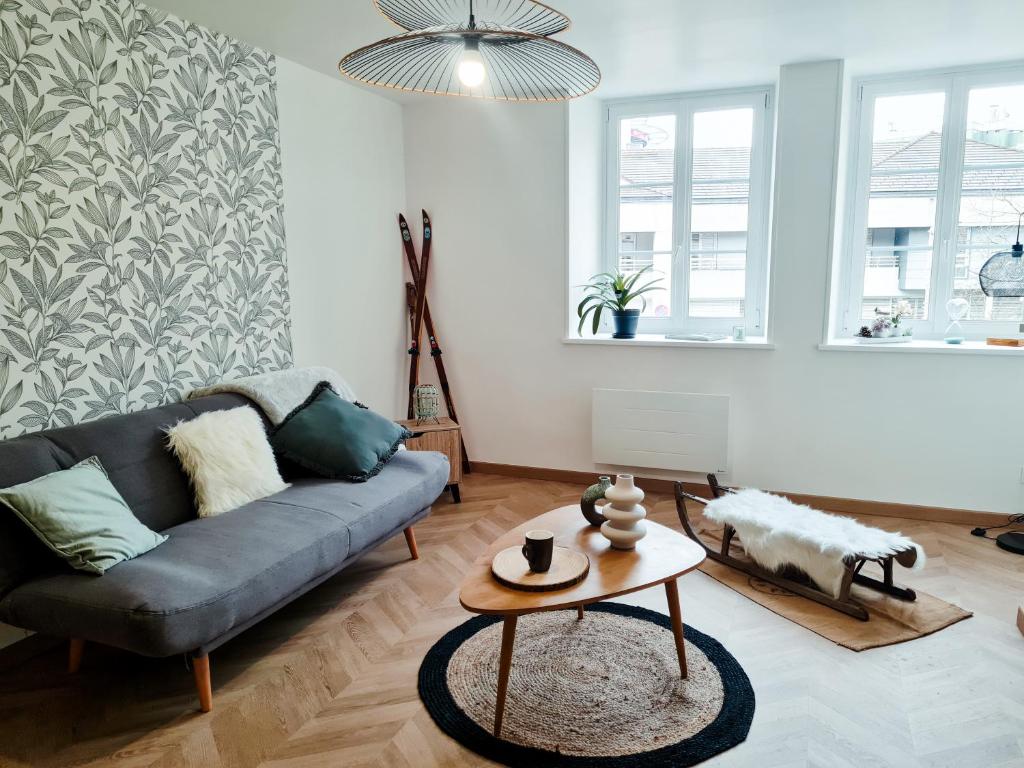 Appartement Les Marmottons appartement cosy etage 1 31 Faubourg Saint-Etienne 25300 Pontarlier