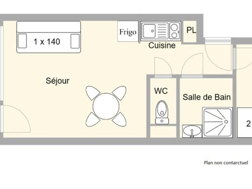 Appartement Appartement Les Saisies, 1 pièce, 4 personnes - FR-1-594-153 Route de la Traie Hauteluce