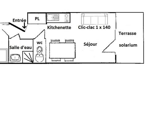 Appartement Appartement Les Saisies, 2 pièces, 4 personnes - FR-1-594-128 56 Route de la Traie Hauteluce