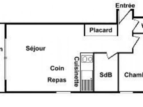 Appartement Appartement Les Saisies, 2 pièces, 6 personnes - FR-1-293-217 Route De Chenavelle -  - Les Saisies