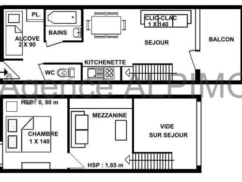 Appartement Appartement Les Saisies, 2 pièces, 6 personnes - FR-1-594-93 260 Rue de Chenavelle Hauteluce