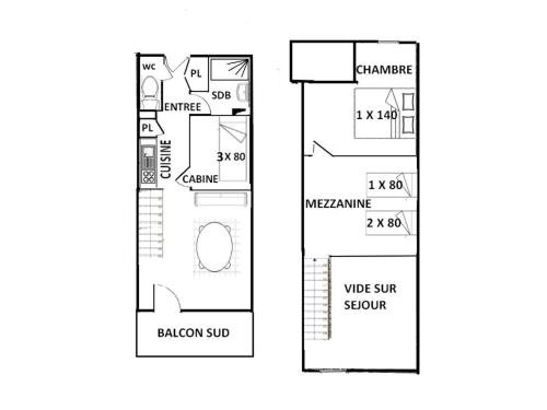 Appartement Appartement Les Saisies, 2 pièces, 8 personnes - FR-1-594-50 Avenue des Cimes Hauteluce