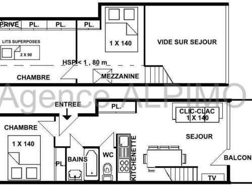 Appartement Appartement Les Saisies, 3 pièces, 8 personnes - FR-1-594-45 100 chemin de la ravire Hauteluce