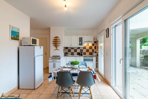 Les Voiles - appartement avec terrasse - plage à 50 m