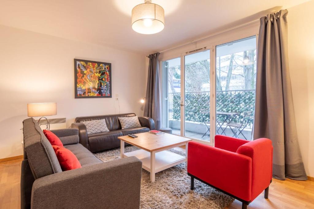 Appartement Lille Centre - Cozy ap with terrace & parking 99 Rue de Prague 59800 Lille