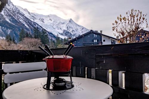 Little Nest- Quiet studio with breathtaking view of Mont-Blanc