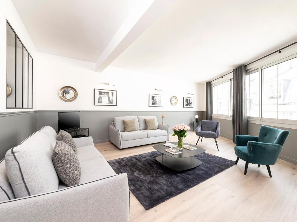 Appartement LivinParis - Luxury 3 Bedrooms Le Marais III 17 Rue du Pont aux Choux 75003 Paris