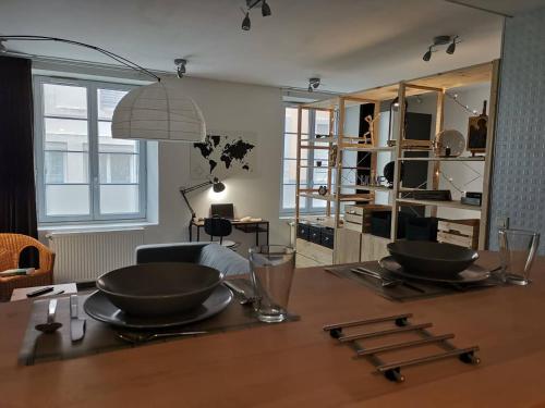 Loft 50m2 plein centre-ville avec garage, WiFi...