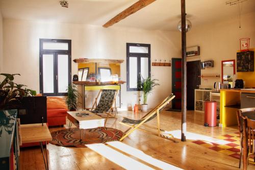 Loft d'Artiste, centre Montpellier, 4 Pers, WiFi