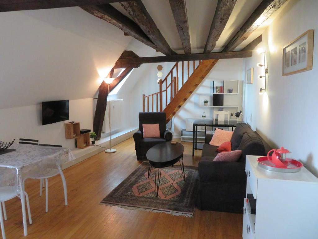 Appartement Loft de 53 m2 centre ville Blois WIFI et TV 32 Rue du Puits Châtel 41000 Blois