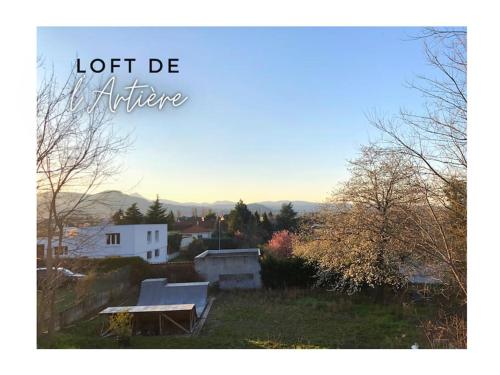 Loft de l'Artière 75 m2 - Vue Chaîne des Puys