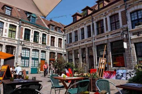Loft haut de gamme - Séjour Vieux-Lille