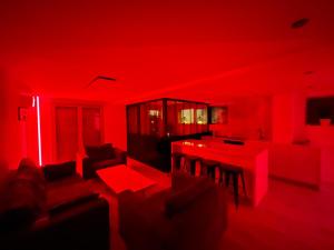 Loft red lights
