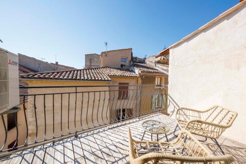 Loft refait à neuf avec terrasse en centre ville