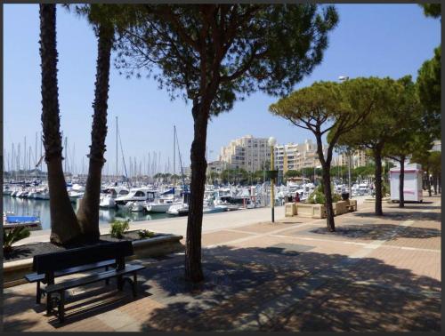 Logement entier port et plages Carnon