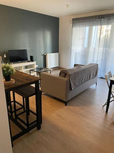 Logement T2 avec grande terrasse