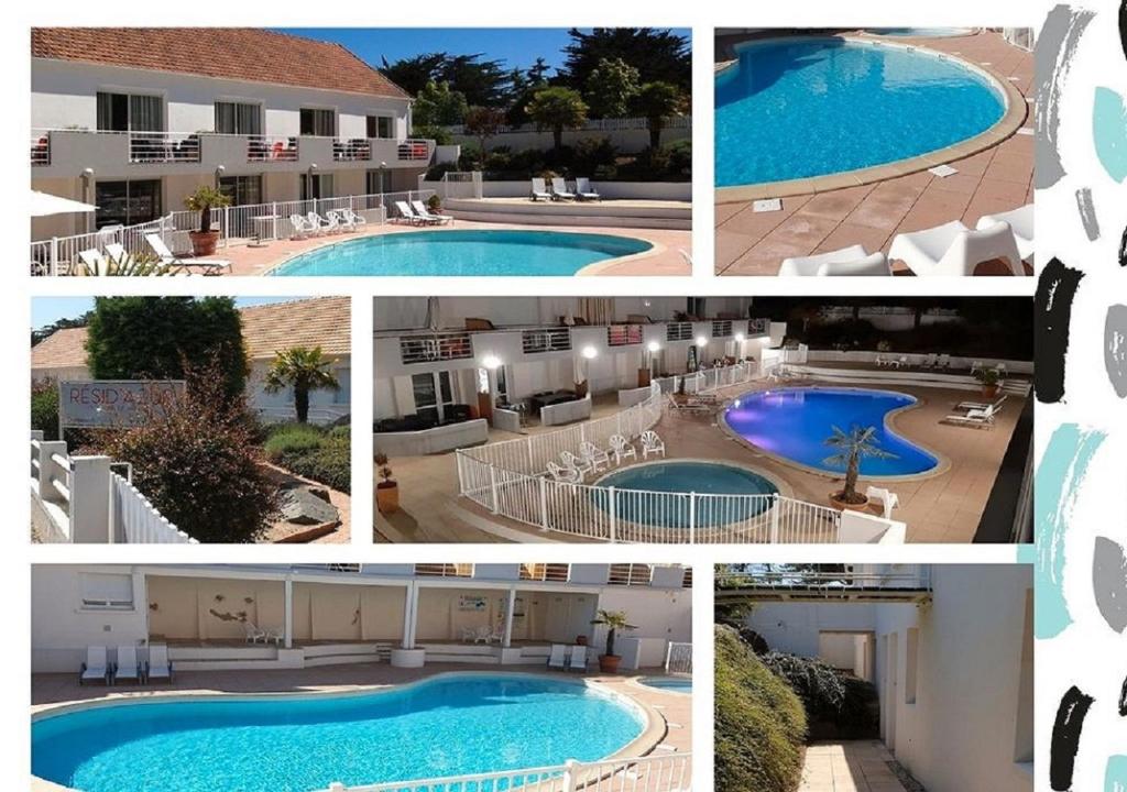 Appartement LOGEMENT T2 PMR piscine Privée 400m de la Plage Le Petit Sochard 85160 Saint-Jean-de-Monts