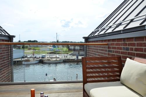 Lotsenlounge mit Meerblick, Balkon & Parkplatz - ABC238