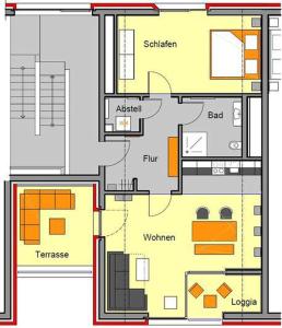 Appartement Lotsenlounge mit Meerblick, Balkon & Parkplatz - ABC238 Alter Hafen 05 Dachgeschoss (2. OG) 23966 Wismar Mecklembourg-Poméranie