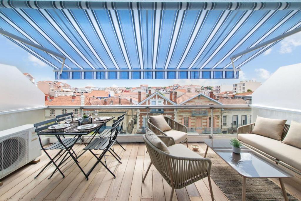 Appartement Lovely 1br w AC and terrace 1 mn on foot from Archachon beach Welkeys 175 Boulevard de la Plage Résidence Point France 33120 Arcachon