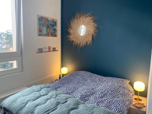 Luminous Apartment 2 minutes walk from beach 2 bedrooms 5pers