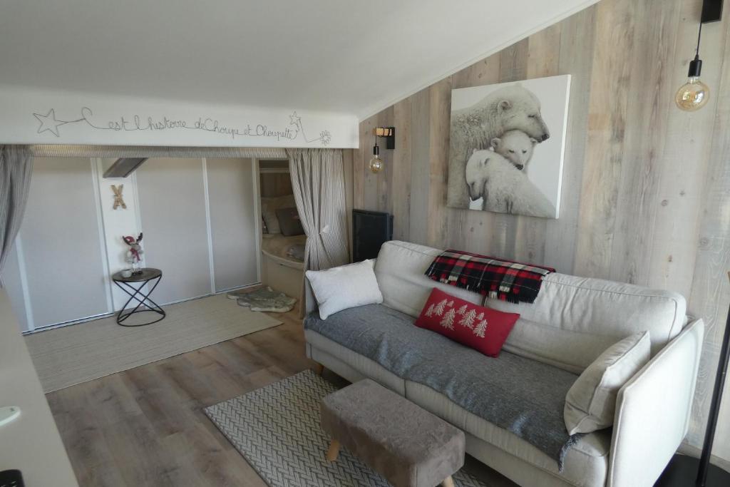 Appartement Luna Rossa Superbe studio 4 couchages Hyper centre 4 Place du Mercantour 06470 Valberg