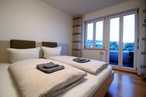 Luxury city apartment - view of river and castle