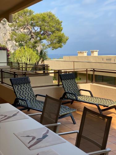 Luxury flat, large sea view terrace, top location