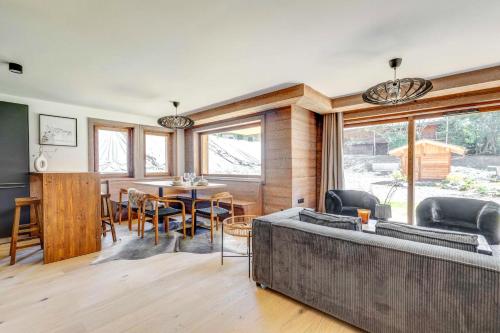 Magnificent Apartment 3 bedrooms - 6 peoples - 200m2 garden - Megève