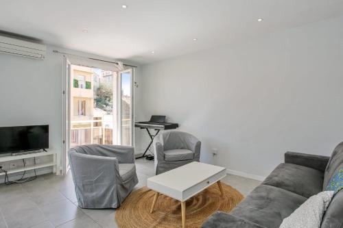 Magnificent bright flat a 5 min walk from the beach in Marseille - Welkeys