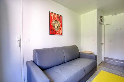 Magnificent studio near the canal de l'Ourcq