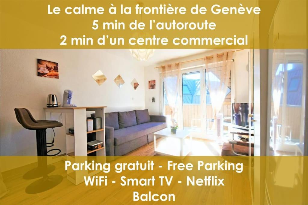 Appartement MAGNIFICIENT STUDIO Near GENEVA 204 Route de Saint-Julien 74100 Étrembières