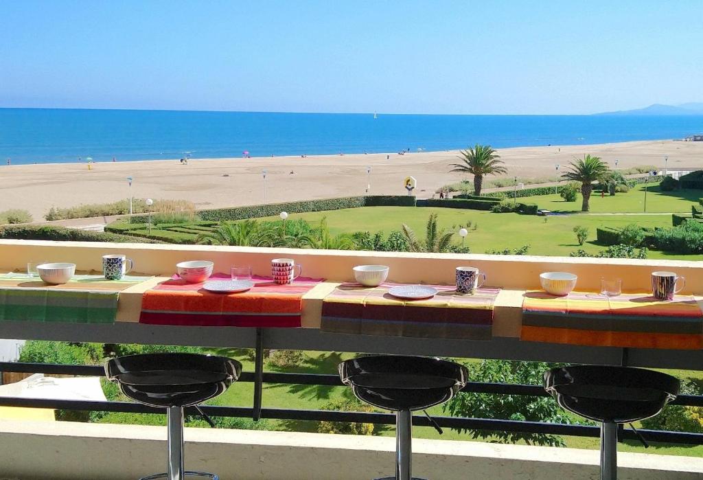 Appartement Magnifique appart. 3*** face mer, parking , Wi-Fi Promenade Charles Trenet 66140 Canet-en-Roussillon