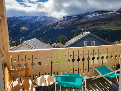 MAGNIFIQUE APPARTEMENT AVEC TERRASSE et VUE IMPRENABLE SUR LE CIRQUE DE FLAINE, 2 chambres et coin montagne, 6 personnes
