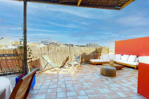 Magnifique toit terrasse au centre de Marseille avec vue sur la mer