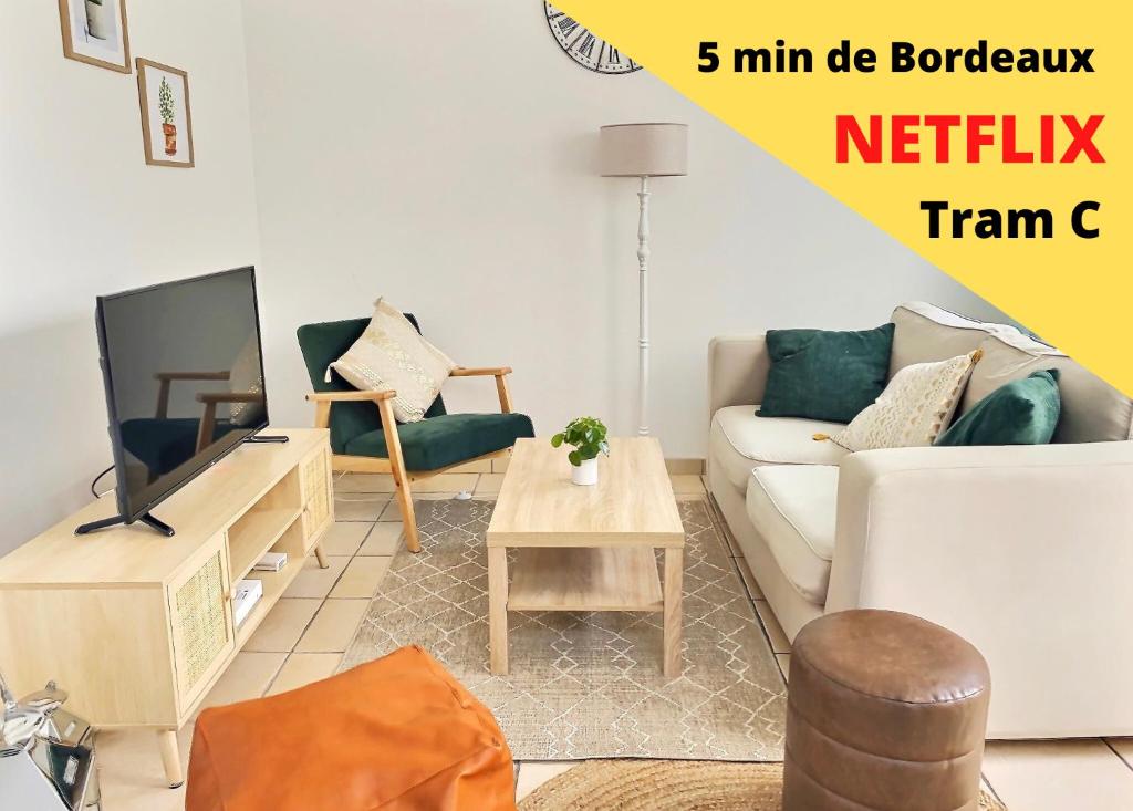 Appartement Maison de Standing - Le Bouscat - Tram C - Netflix 9 rue Abel 33110 Bordeaux