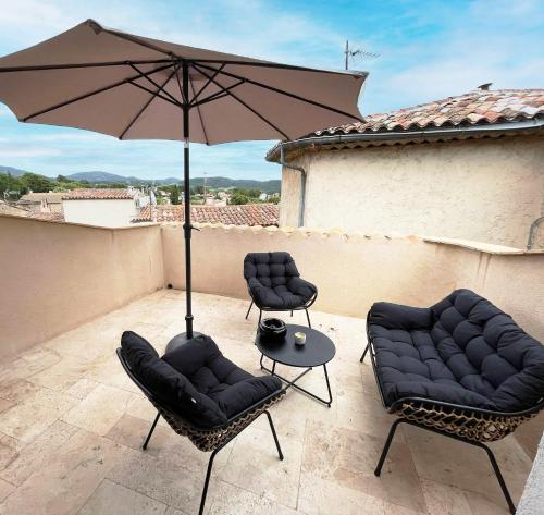 Maison de Village pittoresque climatisée, terrasse