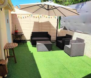 Maison T2 proche mer jardin spa jacuzzi et parking