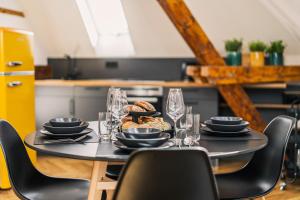 Maisonette-Wohnung mit freigelegtem Fachwerk