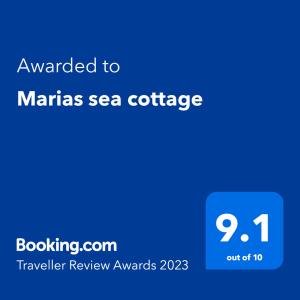 Marias sea cottage
