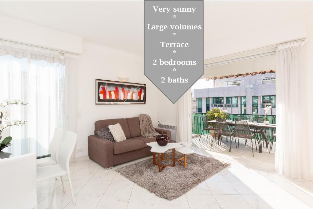 MARIOTT AREA: SUNNY 2 BEDS /2 BATHS Rond-Point Duboys d'Angers 1, 06400 Cannes