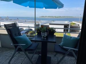 Meerblick-Apartment Meerzeit Südstrand 34m² 2 Pers. 1.OG BK MB WLAN