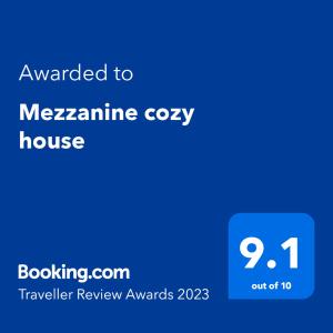 Mezzanine cozy house