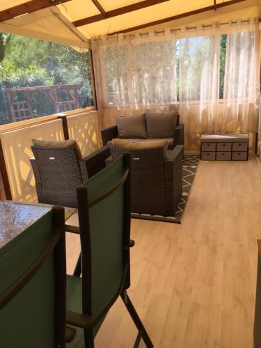 MobilHome Les Agapanthes au camping les Pins Maritimes