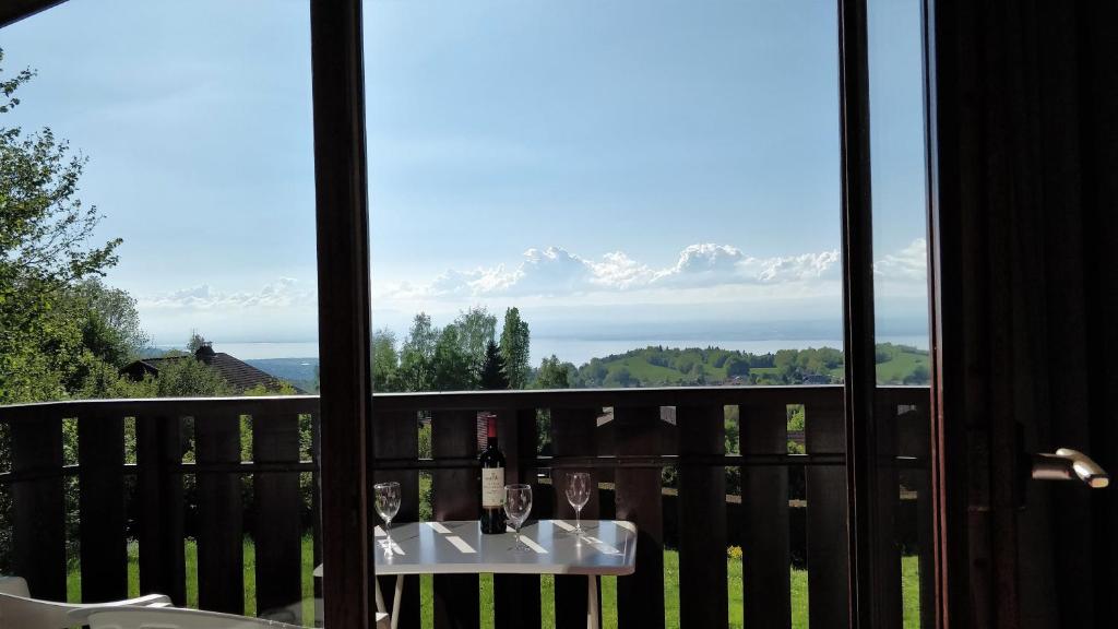 Appartement Modern 2 bedroom apartment with lake view, close to cablecar, ski slopes, restaurants and Lake Geneva 212 Impasse du printemps 74500 Thollon-les-Mémises