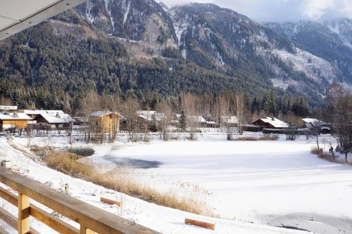 Modern 2BR 5* pool gym spa garage Mont-Blanc view