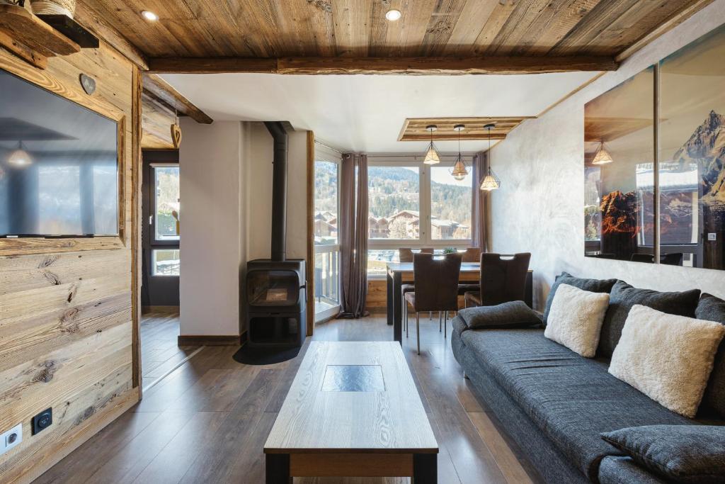 Appartement Modern Apartment Next to Ski lift Prarion 56 Place du Prarion 74310 Les Houches