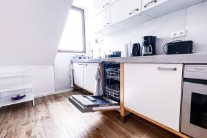 Modern sanierte Wohnung mit 5 Einzelbetten in Leipzig-Plagwitz