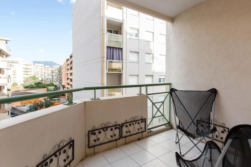 Modern studio with terrace in Nice center 3 min to the beach - Welkeys